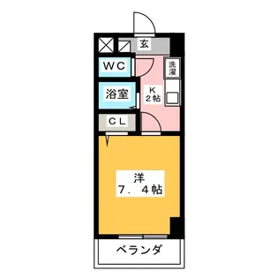 Century Nagono【5階】の間取り