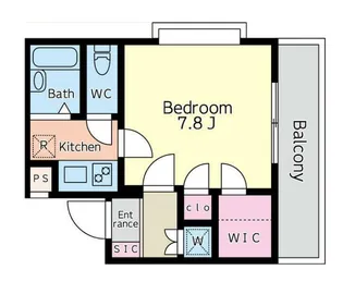 パラシオン椎名町【2階】の間取り