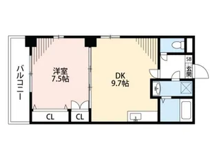 エミネンス住吉【5階】の間取り