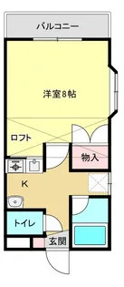 ロイヤルステーションビレッジB【2階】の間取り