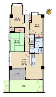 ライオンズマンション上池袋第2【1階】の間取り