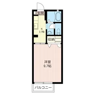 プレミール・ジュネス【1階】の間取り