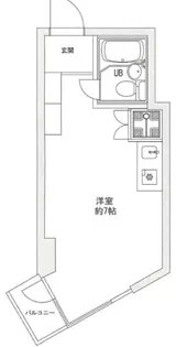 三越東中野マンション【8階】の間取り
