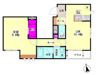 Gran Dir【1階】の間取り