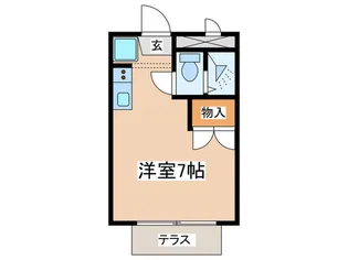 ヒルズカトレア1【1階】の間取り