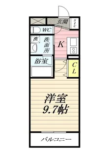 メゾンオルレアン【3階】の間取り