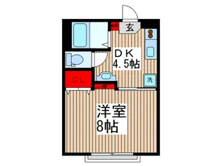 ルミエ-ル川越【2階】の間取り