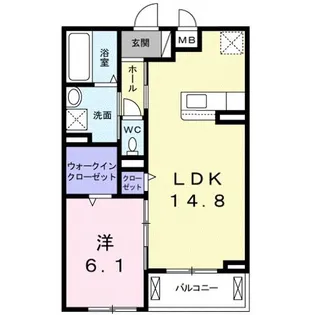 Gf vil.【3階】の間取り