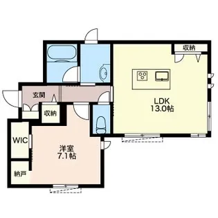 ウィステリア弦巻【4階】の間取り