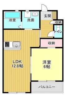 田畑ハイツルシアスII【3階】の間取り