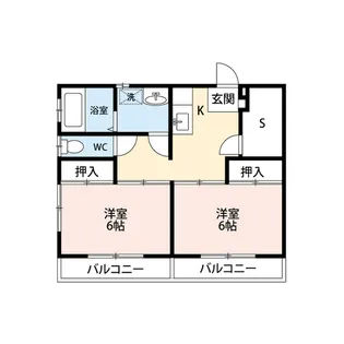 ハイツ宝【2階】の間取り