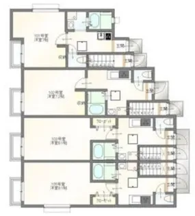 セナリオフォルム新鎌ヶ谷【1階】の間取り