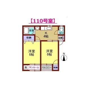 スカイホープ【1階】の間取り