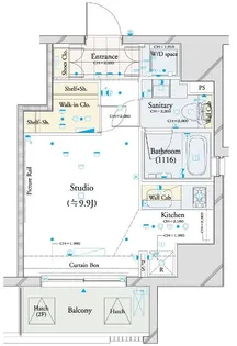 コンシェリア恵比寿【5階】の間取り