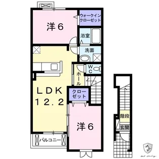 グランツ【2階】の間取り