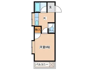 高武福生【2階】の間取り