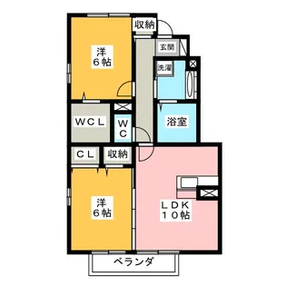 サニーソフィア A棟【1階】の間取り