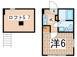 アンビシャス追浜【2階】の間取り