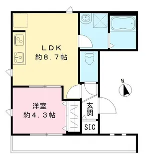 メゾン ケヤキ【2階】の間取り