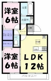ベルファミーユ【2階】の間取り