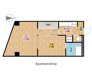プチタウン半田山【1階】の間取り