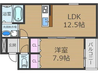 フジパレス戸伏町【2階】の間取り