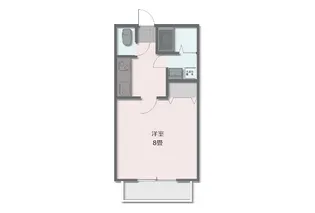 ショコラハウス【2階】の間取り