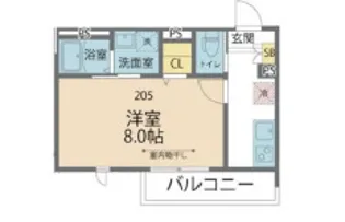 ホレス津田沼【1階】の間取り