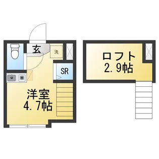 桜テラス荒川【1階】の間取り