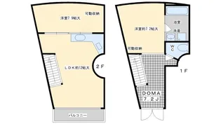 CuRVA【2階】の間取り
