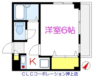パークサイドハウス【2階】の間取り