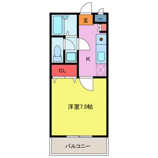 ジオックス500【2階】の間取り