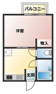 ロゼッタ別宮【1階】の間取り