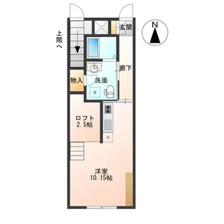 コンフォートワン【1階】の間取り