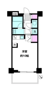 ライオンズステーションプラザ用賀【7階】の間取り