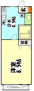 クラウンハイツII【1階】の間取り