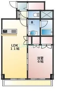 アルマース弐番館【9階】の間取り