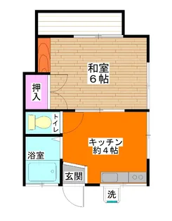 ふじみ荘【2階】の間取り