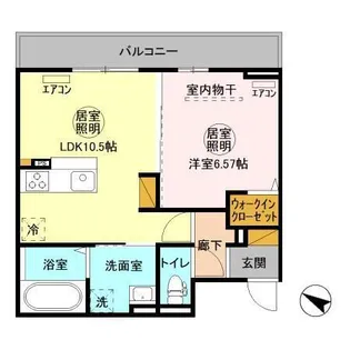 グレイズシアII【3階】の間取り
