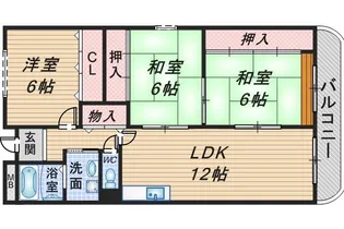 ベルファストソネ【5階】の間取り