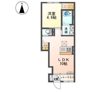 仮)本庄市東富田Y様新築アパート【1階】の間取り