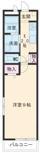 アンプルールリーブルロイヤル【1階】の間取り