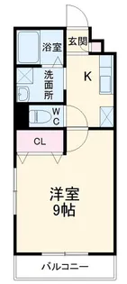 アンプルール リーブル YAMAHATA【2階】の間取り