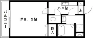 エルーセラ【2階】の間取り
