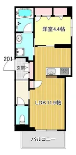 ヴィラ ヨシダ【1階】の間取り