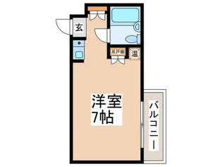 ウエスト明豊【1階】の間取り