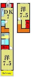 フィールズマンション1の間取り