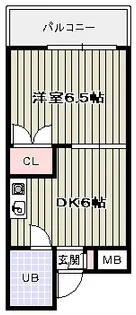 エスポワール深江橋【2階】の間取り