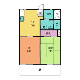 ハニータウン C【1階】の間取り