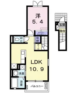 ソレイユ・ルヴァン【2階】の間取り
